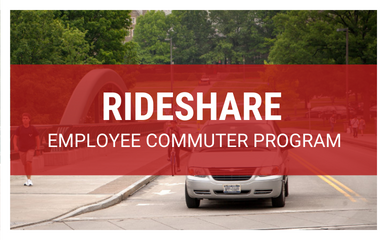 Rideshare employee commuter program
