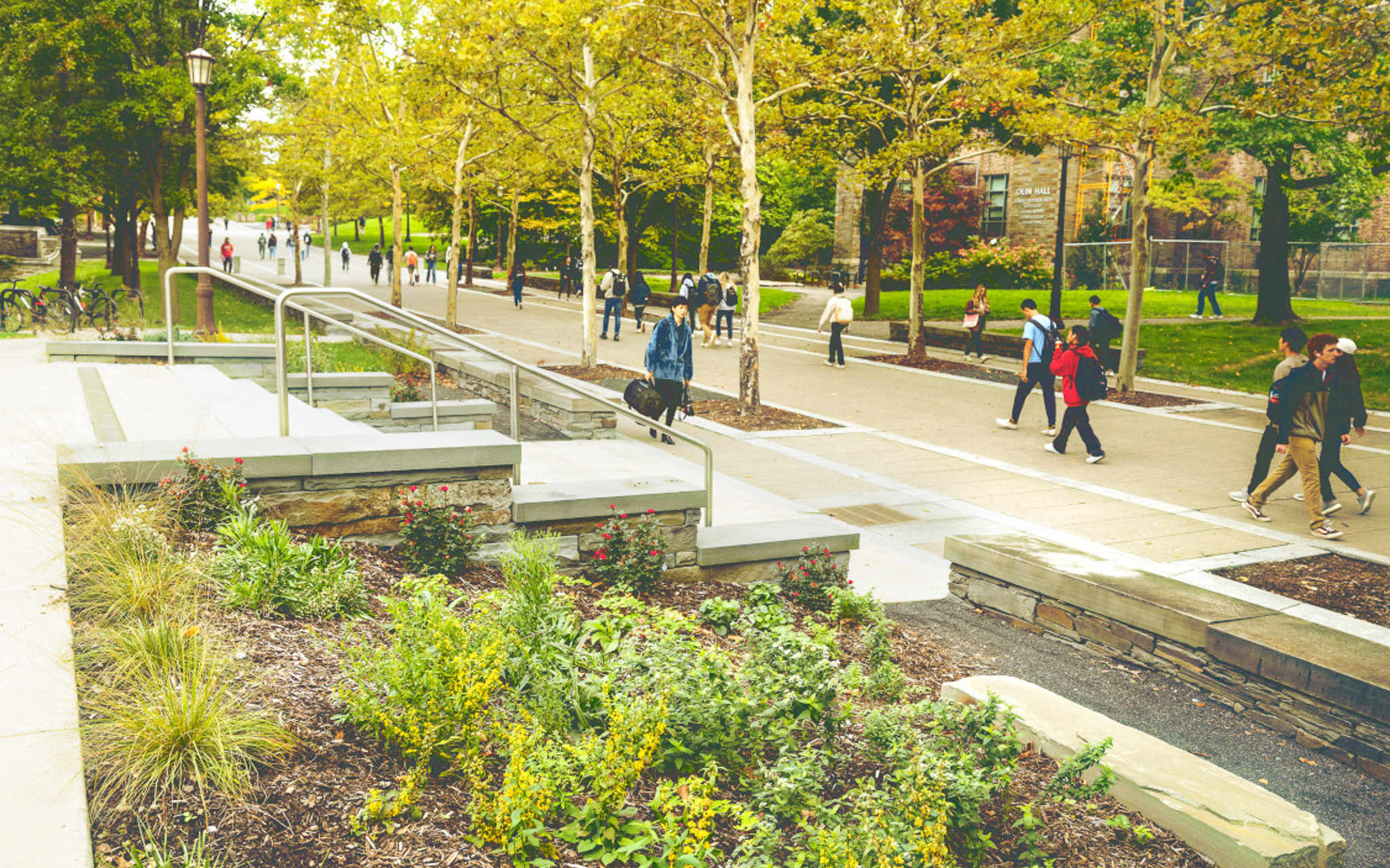 Cornell Health Services Ho Plaza entrance