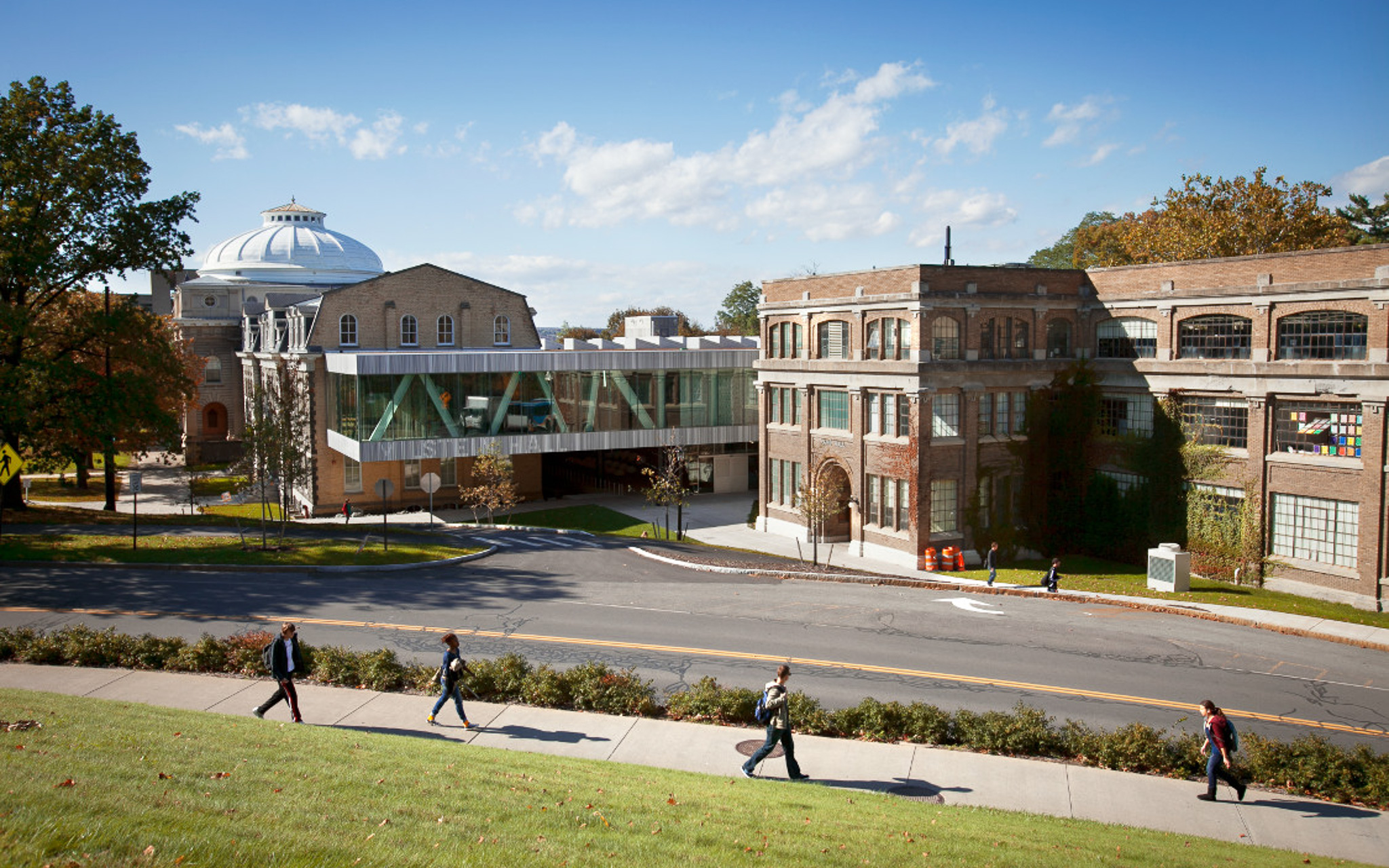Exterior view of Milstein Hall and Rand Hall