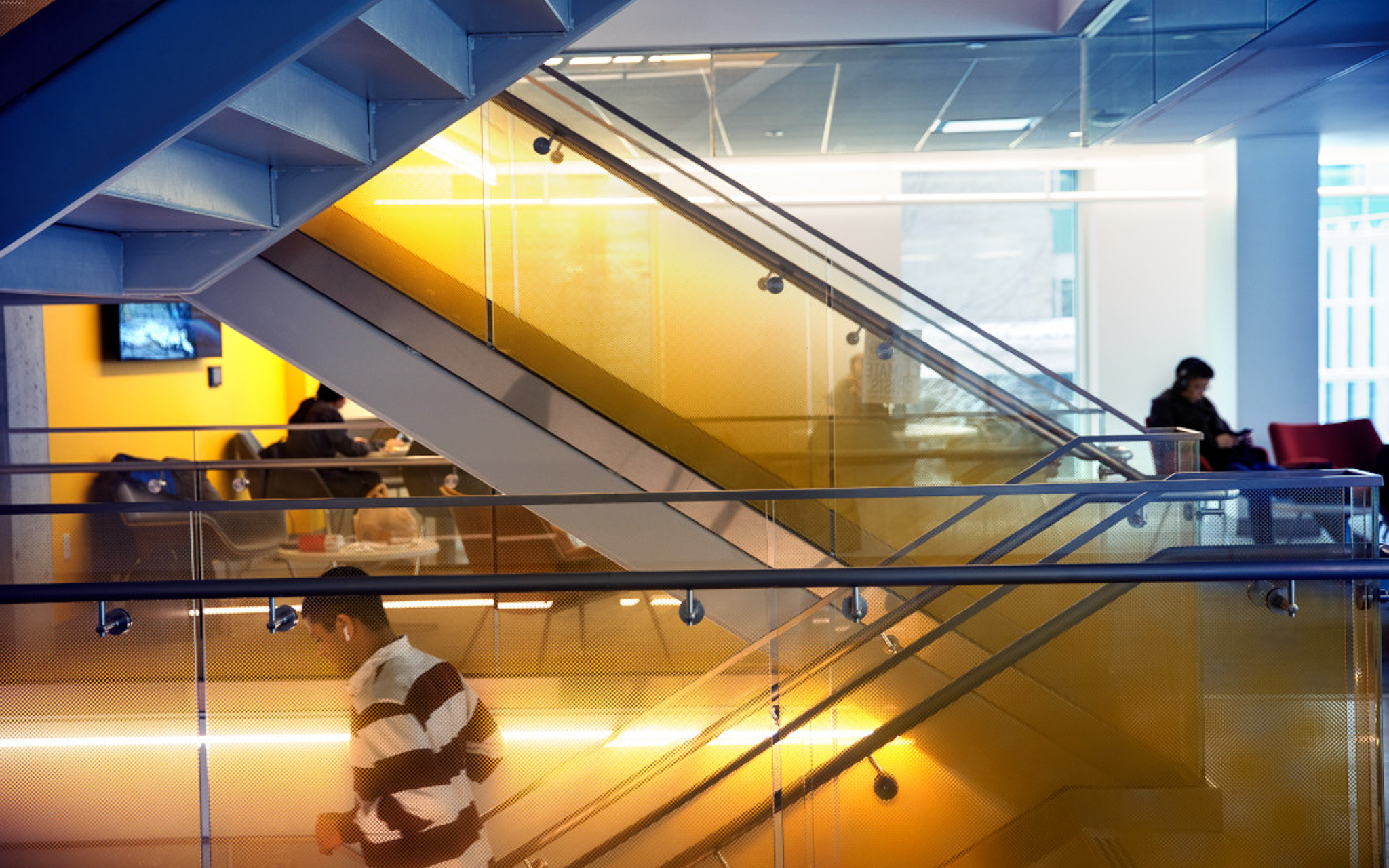 Staircase in Upson Hall