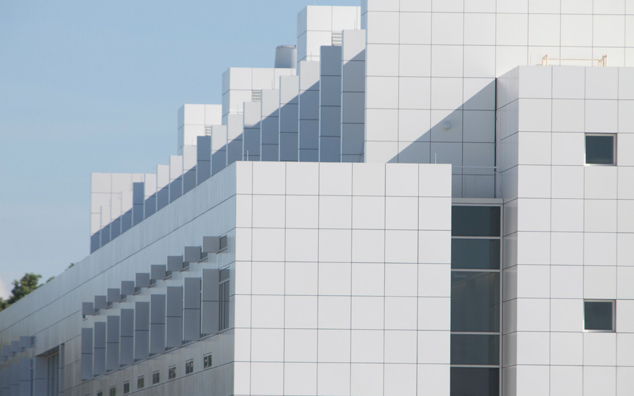 Exterior structural detailing of Weill Hall