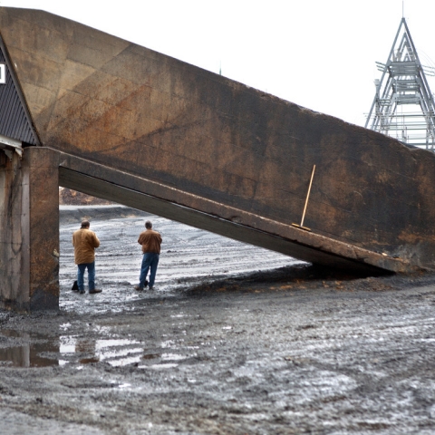old coal storage area-without coal