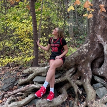 Emily at Ithaca Falls